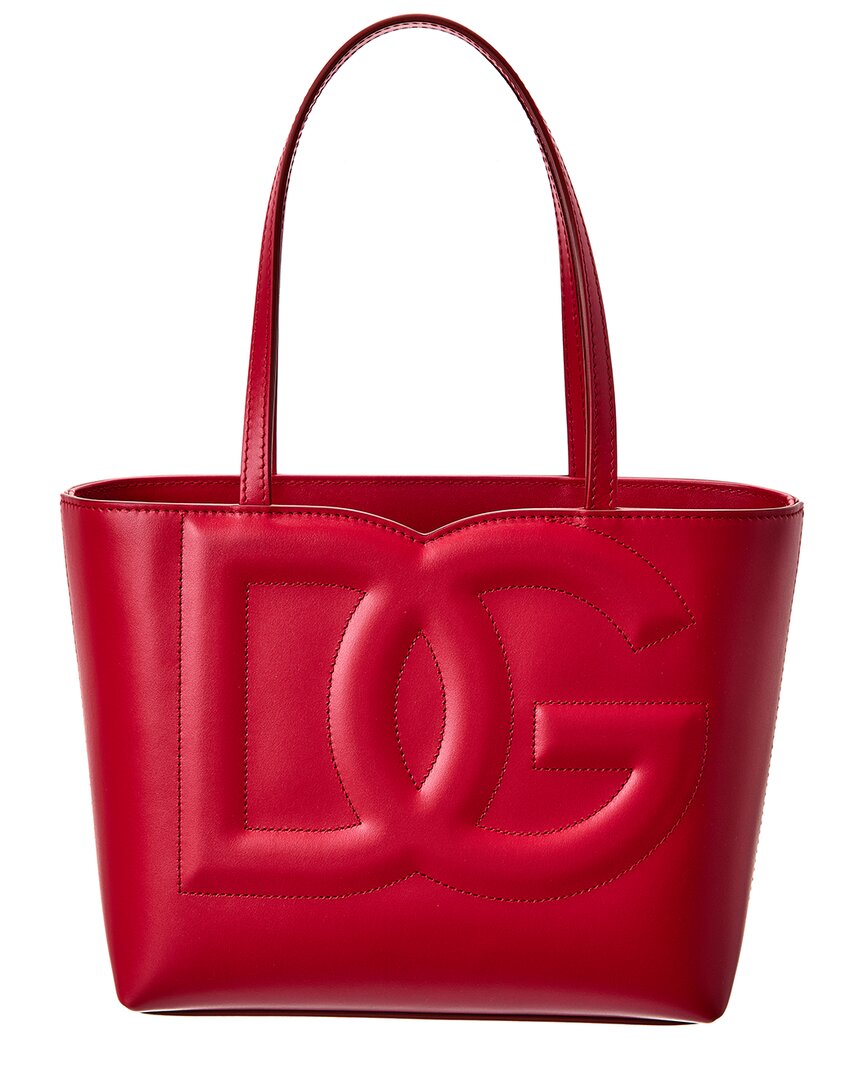DOLCE & GABBANA Dolce & Gabbana DG Logo Leather Tote