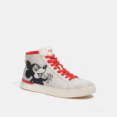 Coach Outlet Clip High Top Sneaker In Signature Canvas