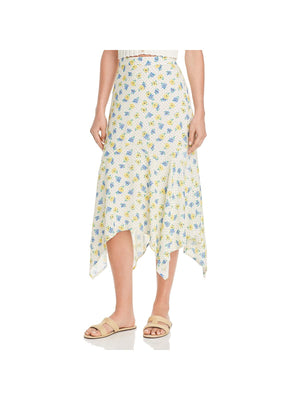 LINI Melanie Womens Two Tone Printed Midi Skirt | Shop Premium Outlets