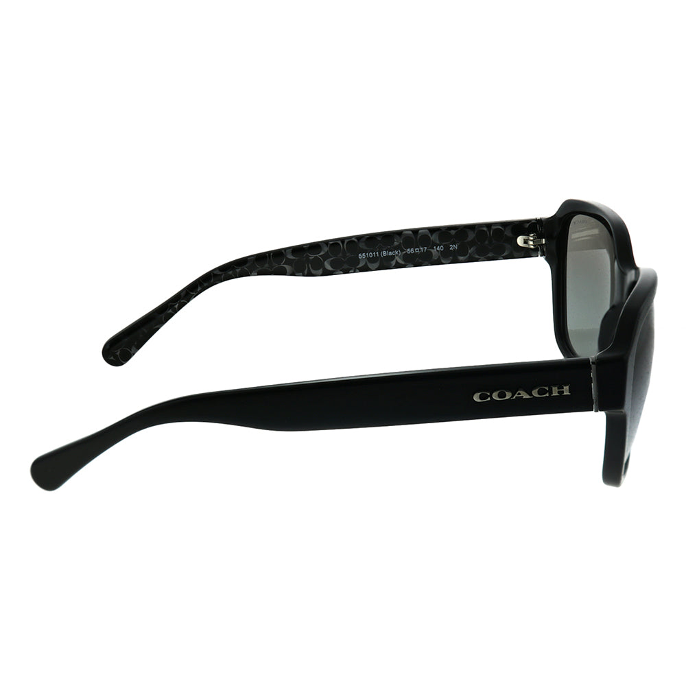 Coach L1010 HC 8232 551011 Womens Rectangle Sunglasses