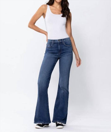 Sneak Peek classic flare jeans in medium wash