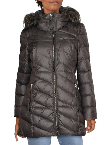 Marc New York by Andrew Marc chelsea womens faux fur trim winter puffer coat