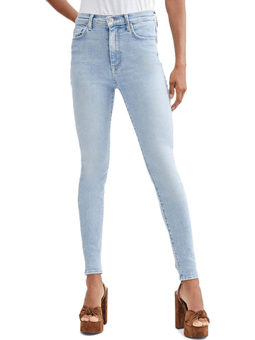 7 For All Mankind womens high waist ankle skinny jeans