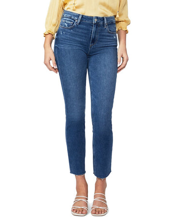 Paige denim hoxton slim raw hem jean