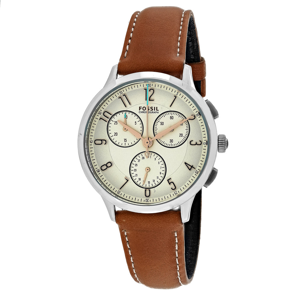 Shop Fossil Women's Abilene Silver Dial Watch