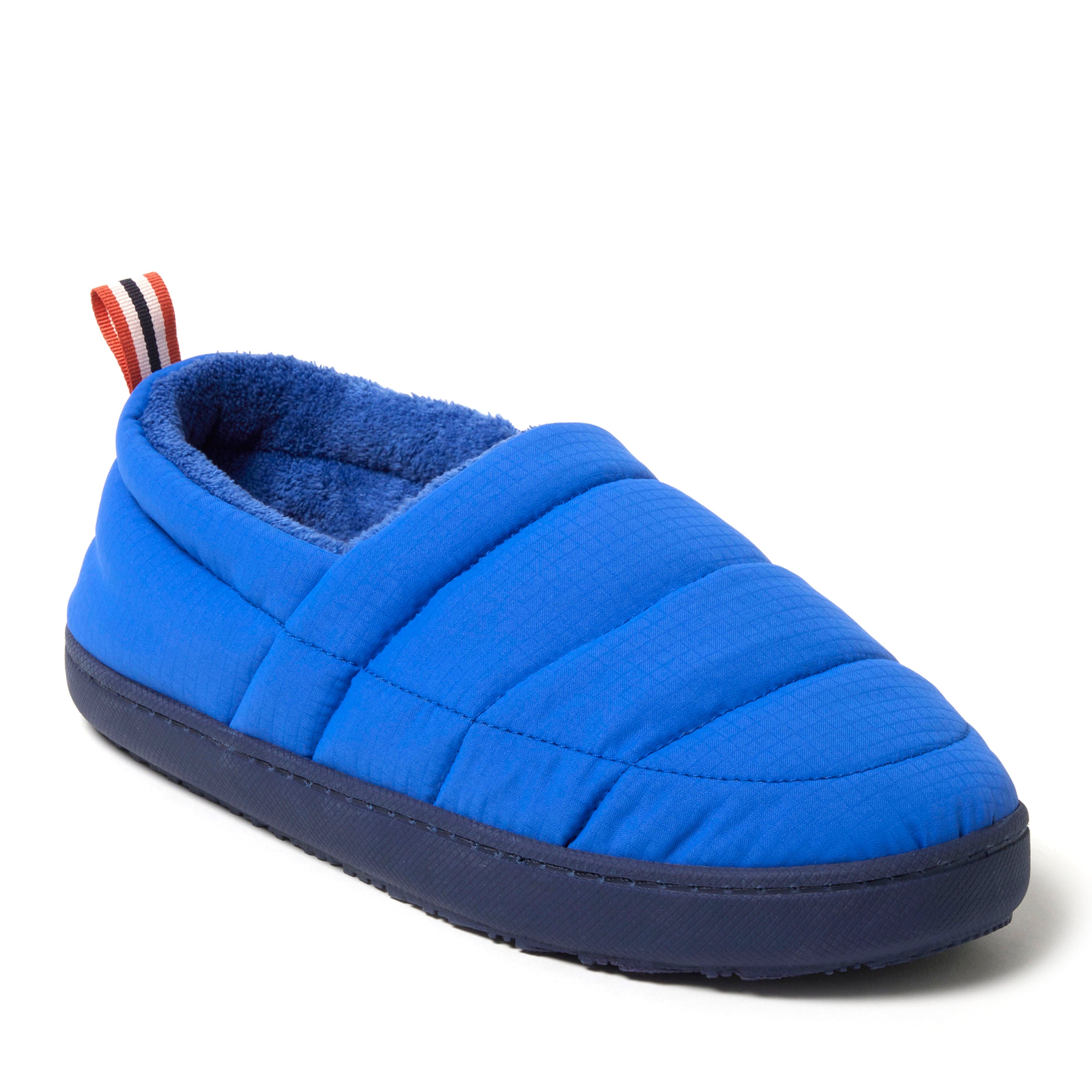 Shop Dearfoams Men's Cullen Ripstop Closed Back Slip On In Blue