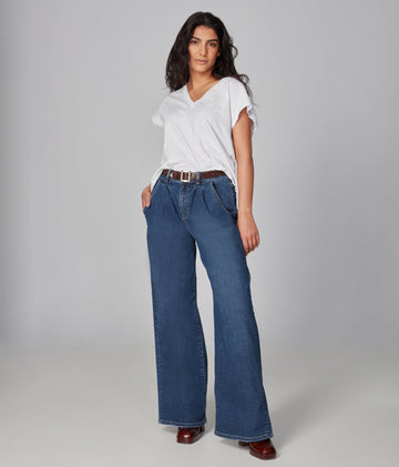 Lola Jeans milan-ns high rise wide leg jeans