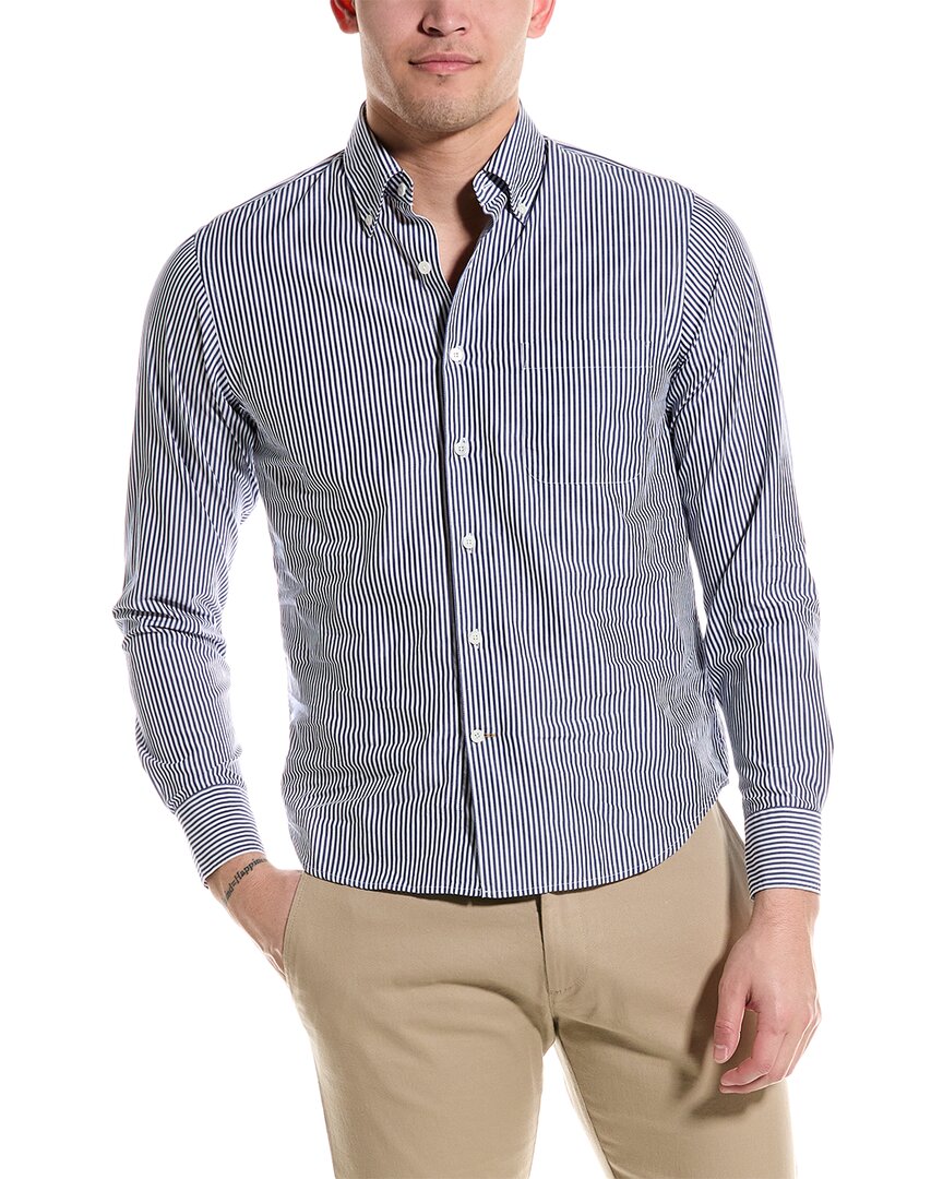 Shop Robert Talbott Hardy Shirt In Grey