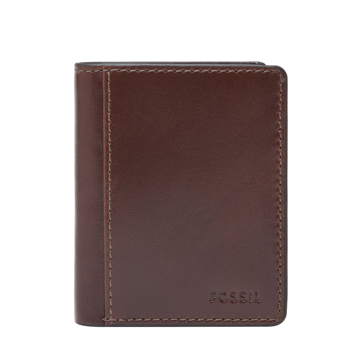 Fossil Men's Mykel Leather Front Pocket Wallet-bifold | Shop Premium Outlets