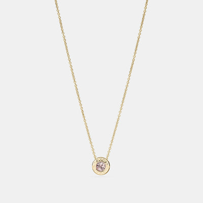 COACH®  Bumble Bee Pretzel Charm Necklace