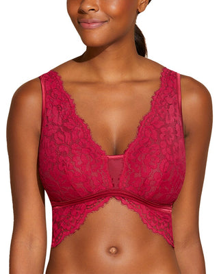 Cosabella Women's Allure Plunge Bralette, Cape Fuchsia, Pink, S at   Women's Clothing store