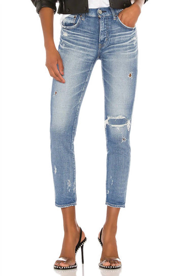 Moussy lenwood skinny jean in light blue