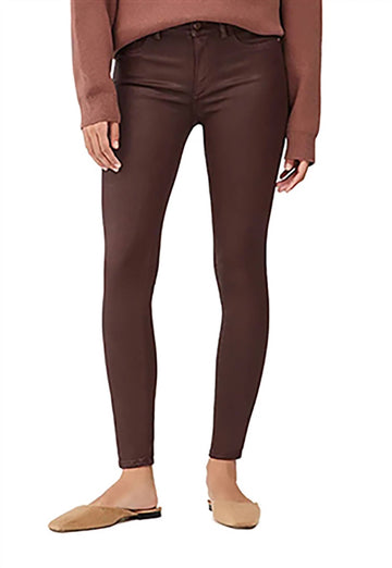 Dl1961 - Women dl1961 florence skinny coated jean in sequoia in sequoia