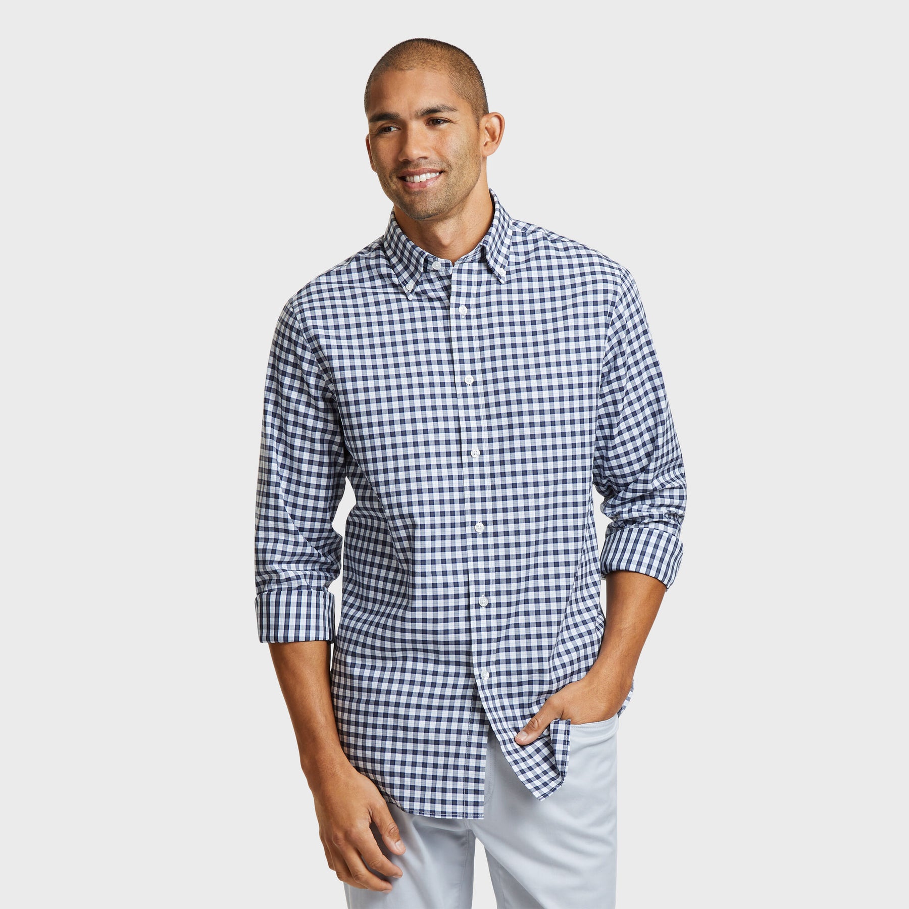Nautica Mens Classic Fit Shirt In Teal Plaid – Shop Premium Outlets