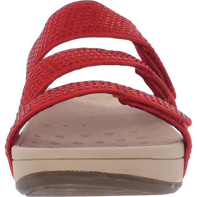 Vionic Alexis Womens Suede Slides Wedge Sandals | Shop Premium Outlets