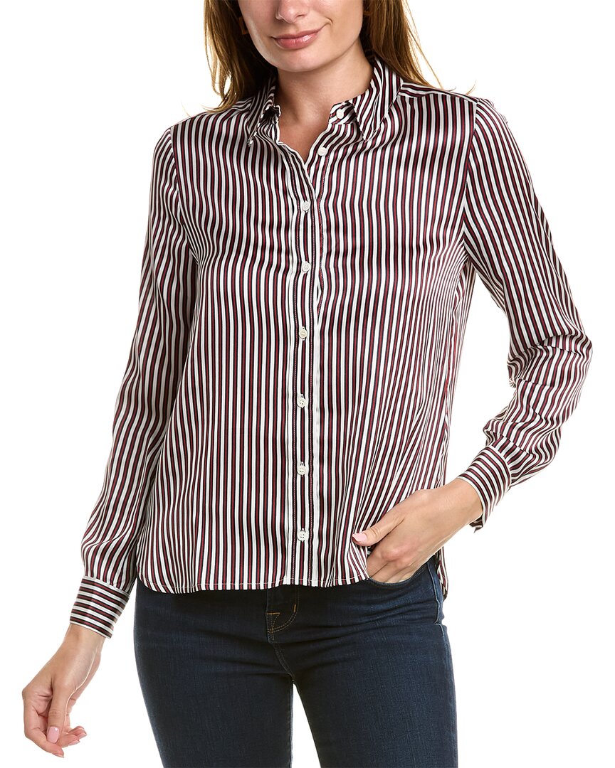 COURT & ROWE Court & Rowe Crosby Fine Stripe Button-Up Shirt