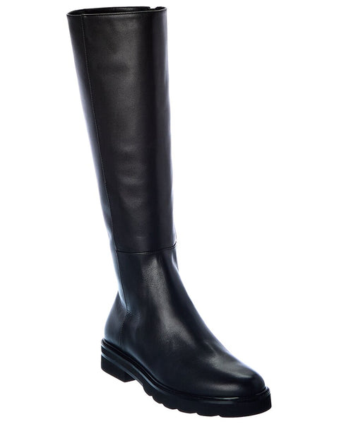 toxicidad tela Aniquilar Stuart Weitzman Donna Zip Leather Knee-high Boot | Shop Premium Outlets