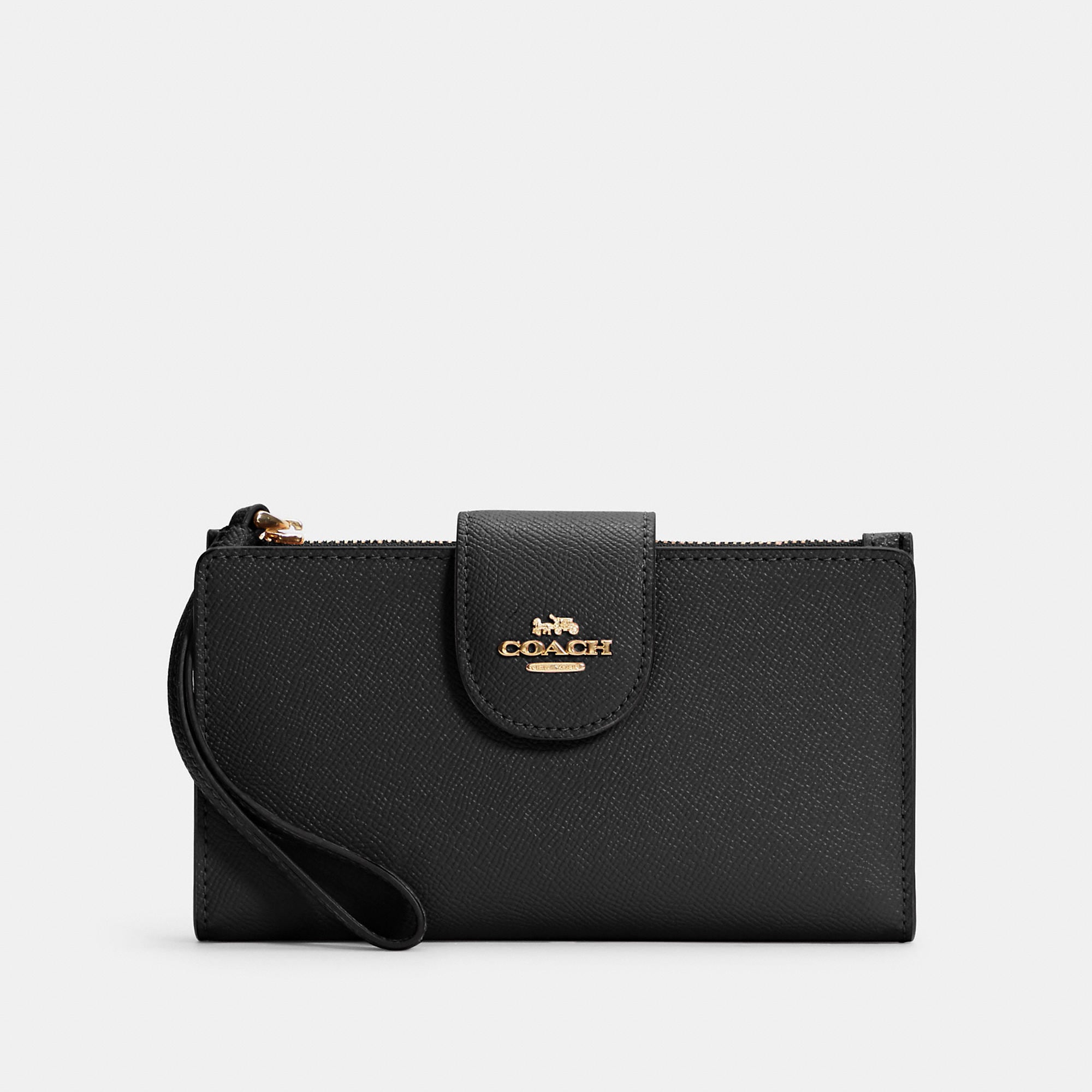 Coach Outlet Tech Wallet In Black