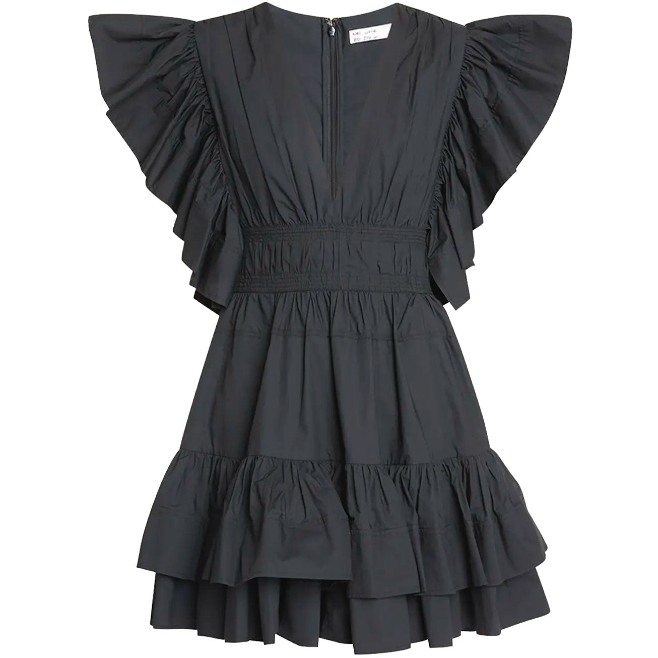Shop Ulla Johnson Kiri Dress Jade In Black
