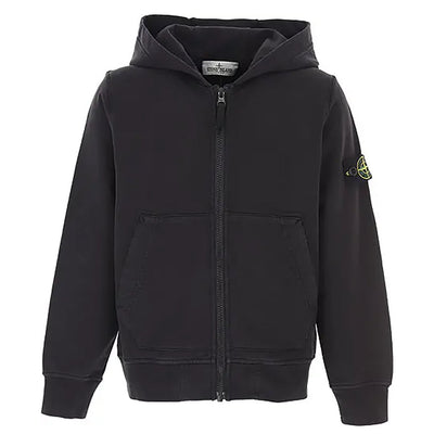 Stone Island Black Zip Up Sweatshirt Shop Premium Outlets