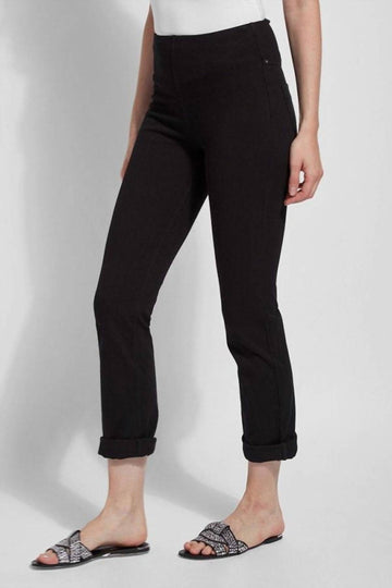 Lysse boyfriend denim pant in black