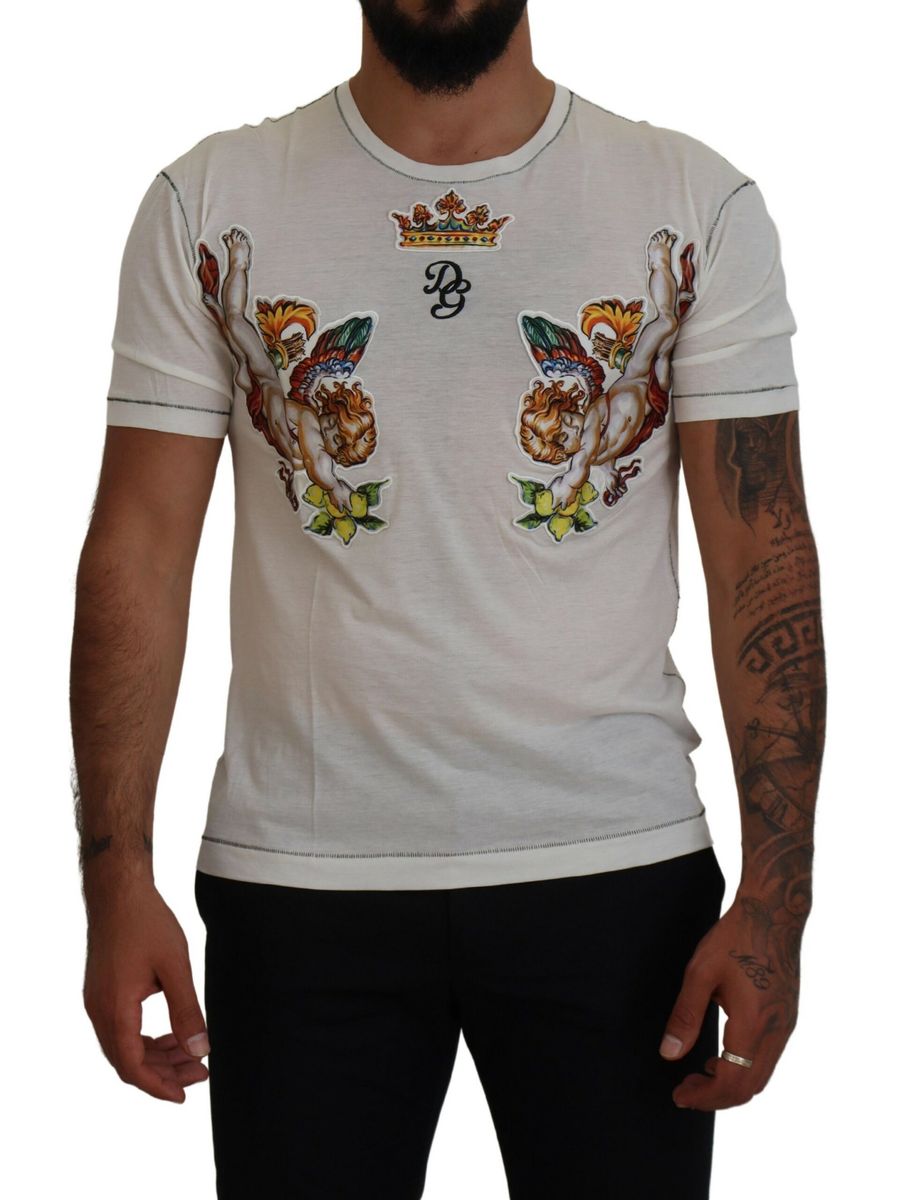 DOLCE & GABBANA Dolce & Gabbana  Printed Short Sleeves Men Men's T-shirt