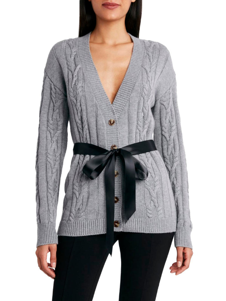 BCBGMAXAZRIA Womens Cable Knit V-Neck Cardigan Sweater | Shop Premium  Outlets