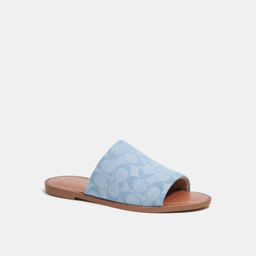 Coach Outlet Hazel Sandal In Signature Chambray