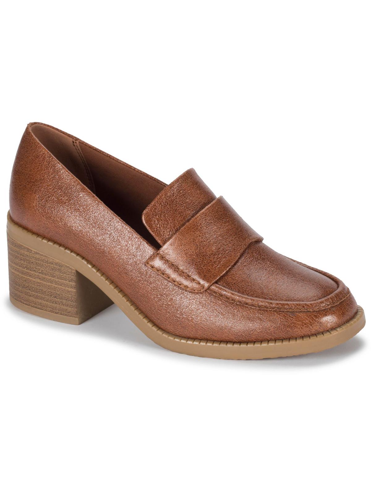 BARETRAPS ACCORD WOMENS FAUX LEATHER SLIP-ON LOAFERS