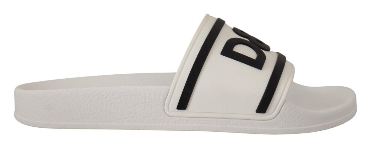 Dolce & Gabbana Rubber Beachwear Logo Sandals Men's Shoes | Shop Premium  Outlets