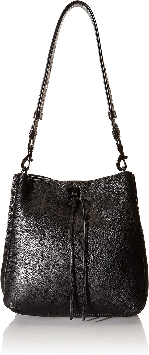 Shop Rebecca Minkoff Rebecca Women Minkoff Darren Convertible Shoulder Leather Bag 001 Black Os