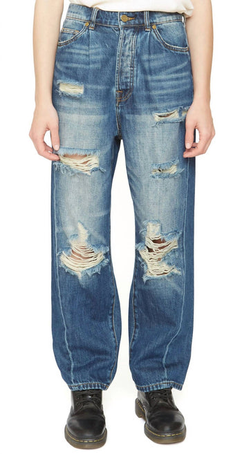 Sandrine Rose paper jean in faded blue