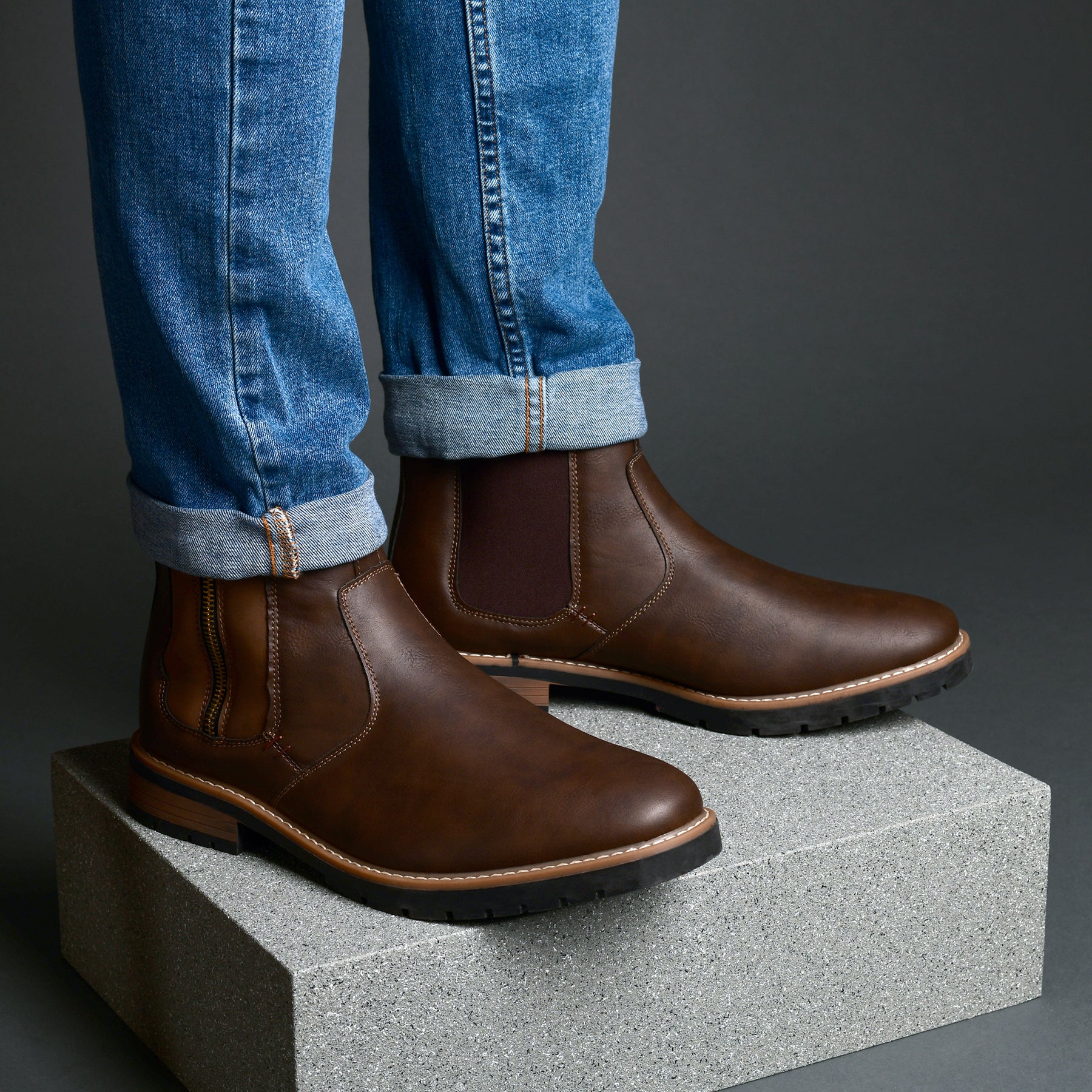 Vance Co. Men's Pratt Wide-width Ankle Boot | Shop Premium Outlets