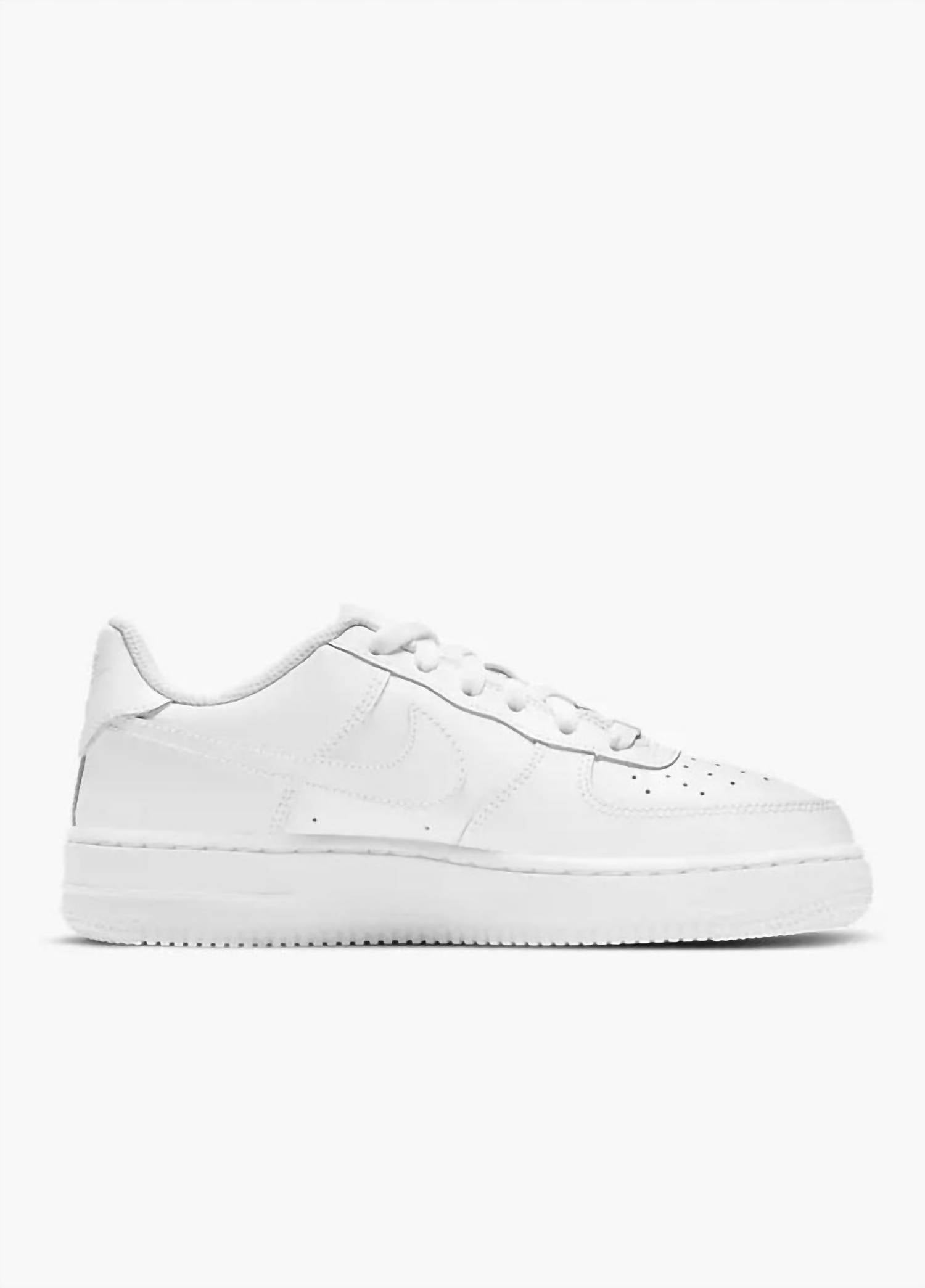 NIKE Kids Air Force 1 Le (Gs) Sneaker in White/White