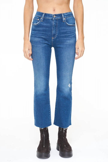 Pistola lennon high rise crop boot cut jean in park avenue wash