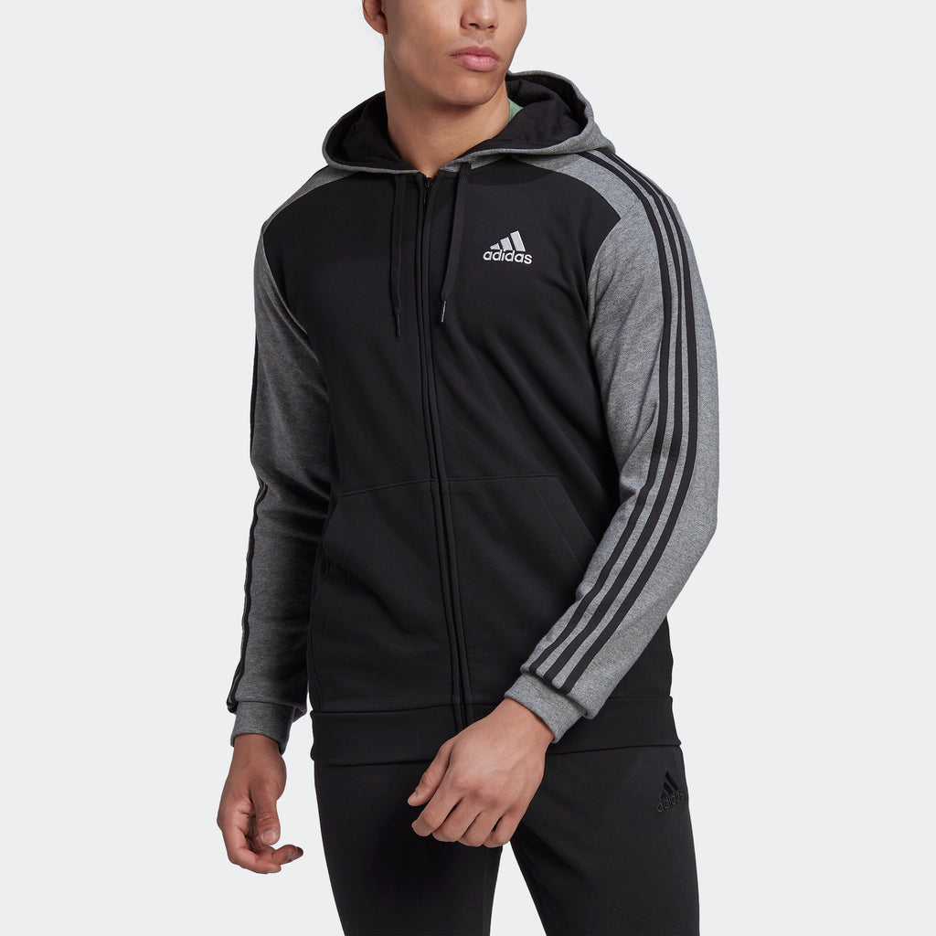 Emigrere Mos deltager adidas Men's Essentials Mélange French Terry Full-zip Hoodie | Shop Premium  Outlets