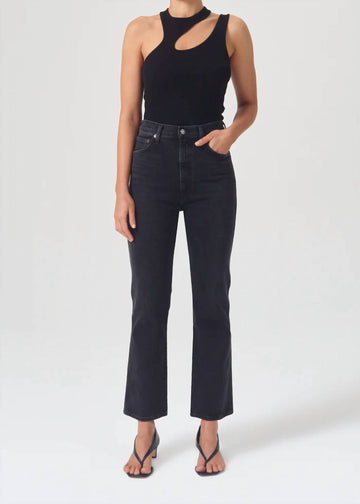 Agolde pinch waist kick flare stretch jean in panoramic