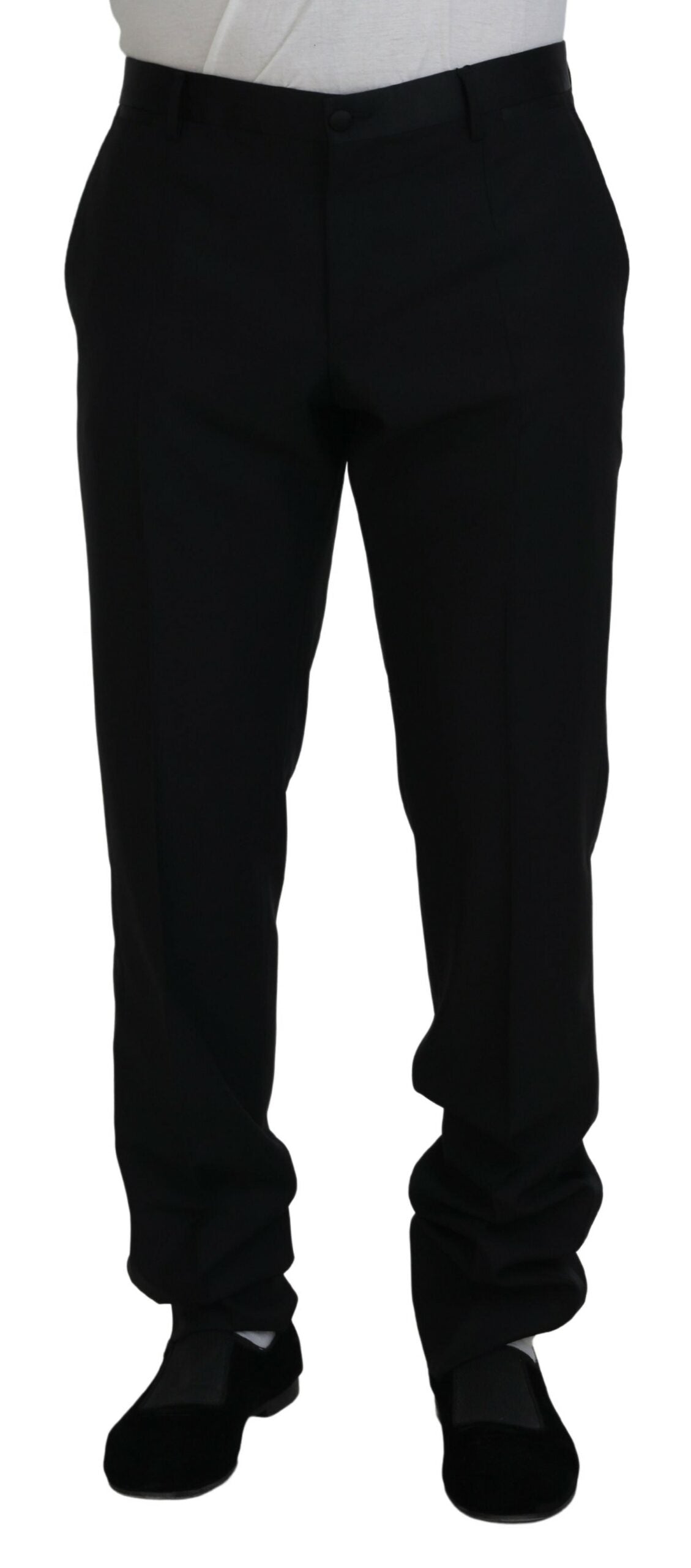 DOLCE & GABBANA Dolce & Gabbana  Dress Wool Silk Trouser Men's Pants