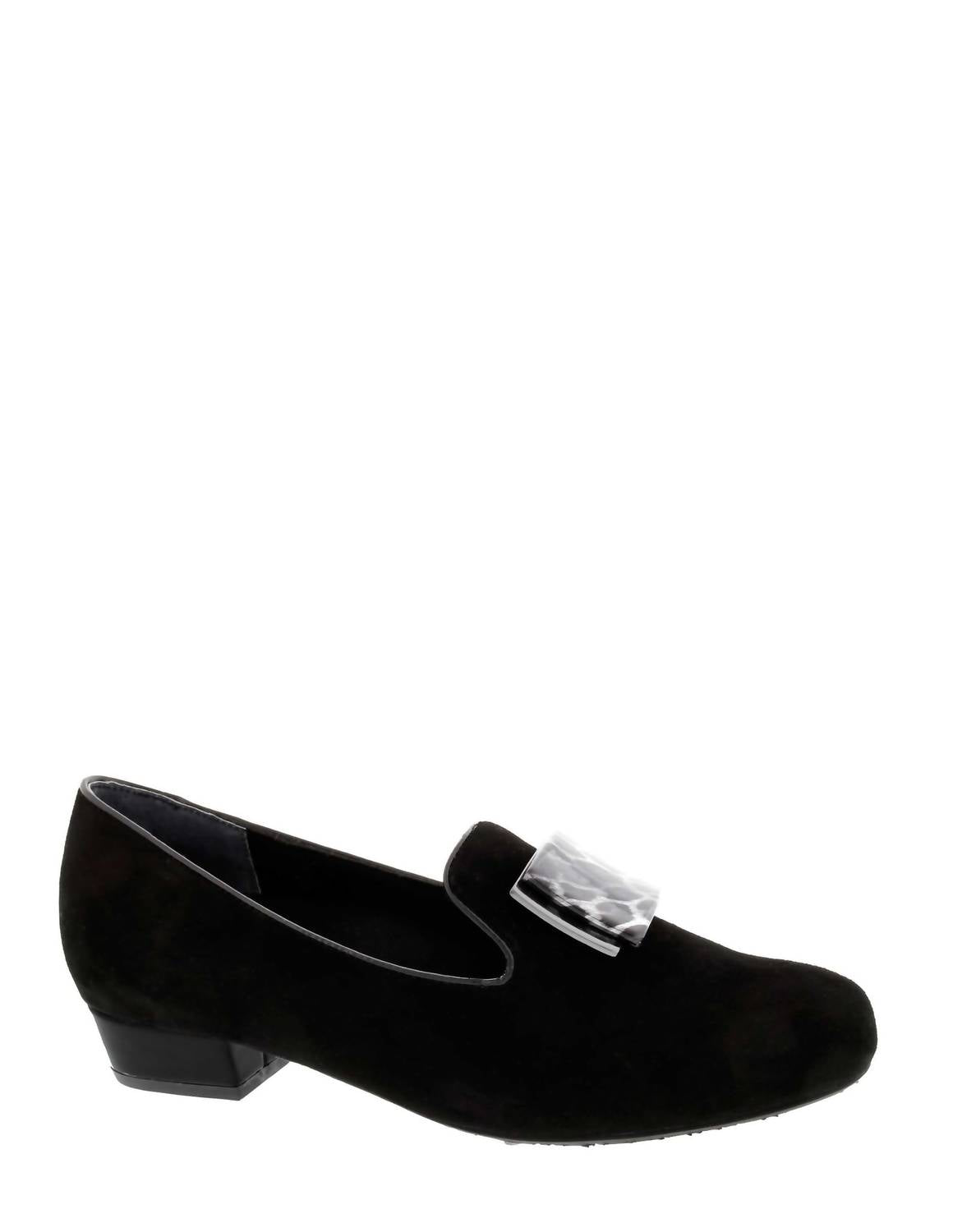 Shop Ros Hommerson Treasure Loafer - 2e/wide Width In Black Suede