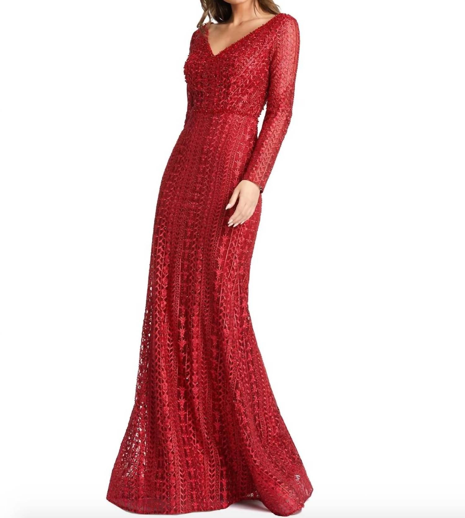 MAC DUGGAL 20271 In Burgundy