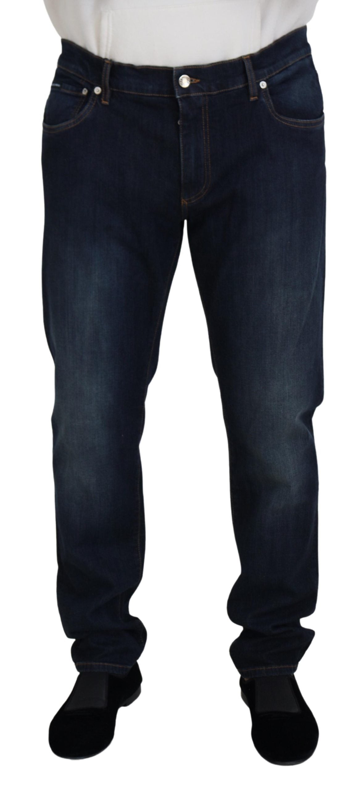 DOLCE & GABBANA Dolce & Gabbana  Cotton Straight Fit Casual  Men's Jeans