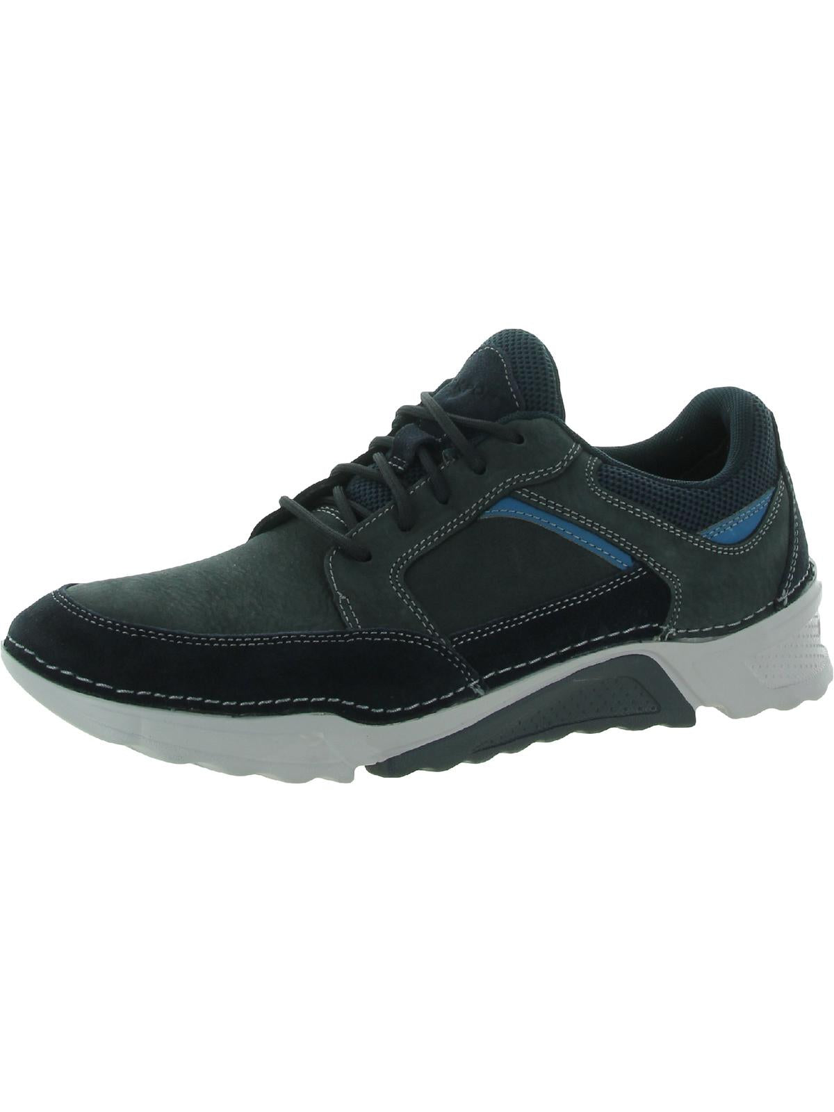 Shop Rockport Rocsports Mdg Laceup Mens Leather Fitness Athletic And Training Shoes In Blue