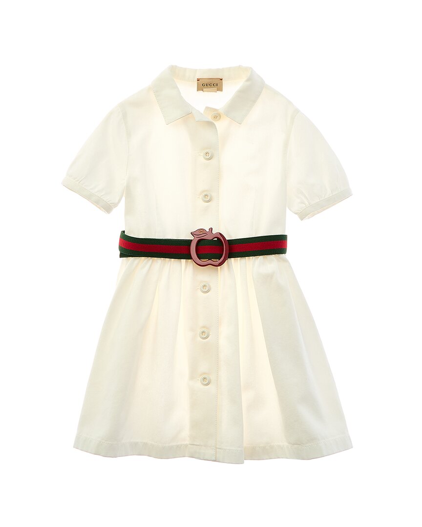 Gucci Kids GG Apple Fil Coupé Dress