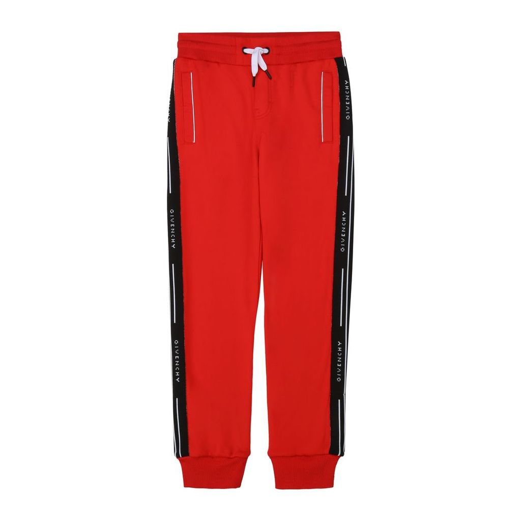 GIVENCHY Bright Red Cotton Pants