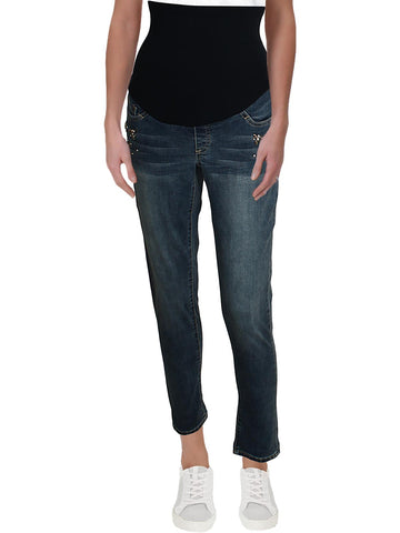 [BLANKNYC] womens over belly maternity skinny jeans