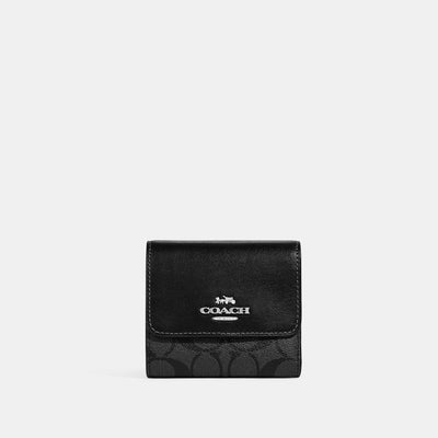 Coach Outlet Small Morgan Wallet In Colorblock Signature Canvas