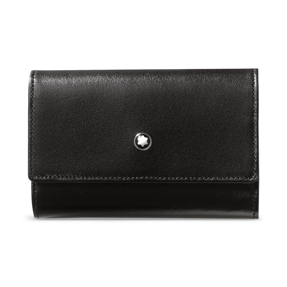 Shop Mont Blanc Montblanc Leather Men's Wallet In Black