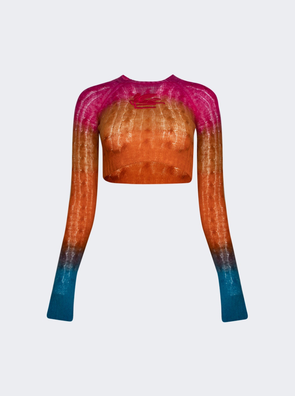 ETRO Cable-knit Cropped Sweater