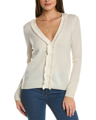 Alashan Cashmere 100% Cashmere Maggie Elliptical Cardigan