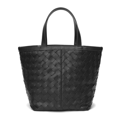 Woven Leather Top-handle/ Shoulder Bag – Tiffany & Fred Paris